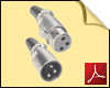 Icon: Datasheet - Microphone Cable XLR3M to XLR3F
