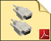 Icon: Datasheet - RS232 Cable 9 Pin Connectors