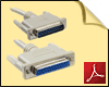 Icon: Datasheet - RS232 Cable 25 Pin Connectors